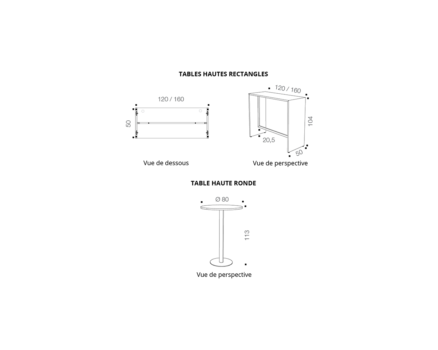 Image par défaut illustrant le propos de la page  Détente – Tables hautes de buronomic