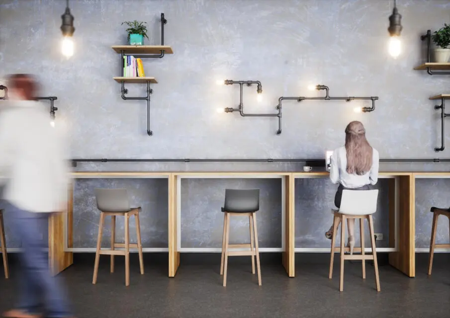 Image par défaut illustrant le propos de la page  Détente – Tables hautes de buronomic
