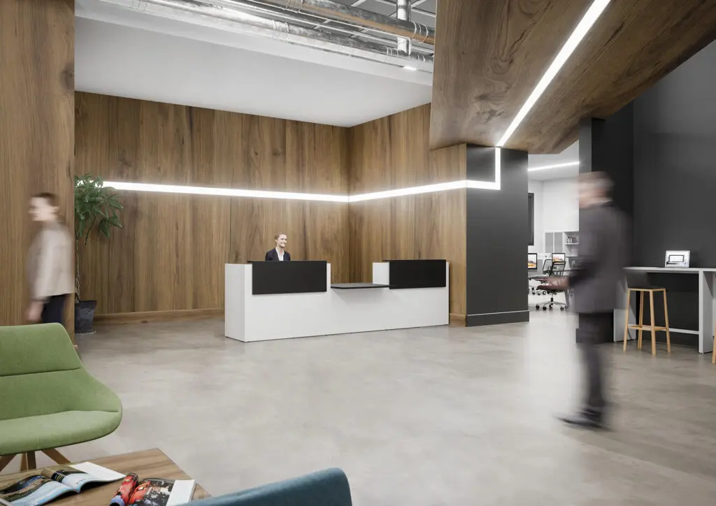 Default image illustrating the topic of the article "Designing the reception area in a company" by buronomic