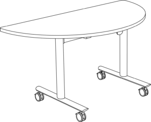 Image par défaut illustrant le propos de la page  Solution – Tables abattantes de buronomic
