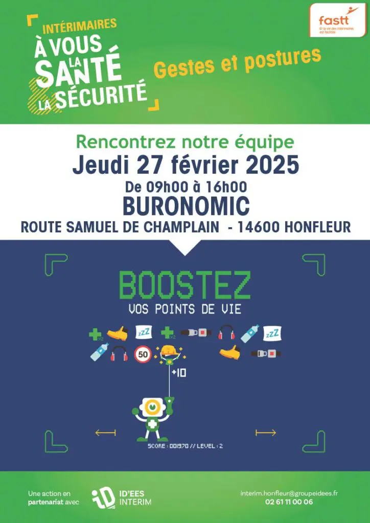 Journée de sensibilisation aux gestes et postures - buronomic x ID'EES INTERIM x FASTT Truck