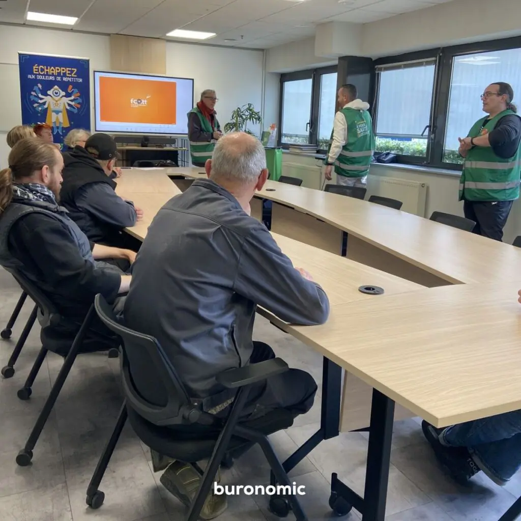 Journée de sensibilisation aux gestes et postures - buronomic x ID'EES INTERIM x FASTT Truck