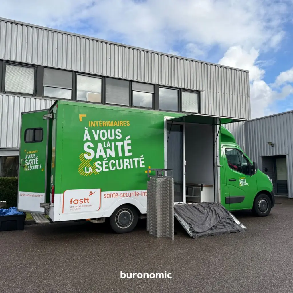 Journée de sensibilisation aux gestes et postures - buronomic x ID'EES INTERIM x FASTT Truck