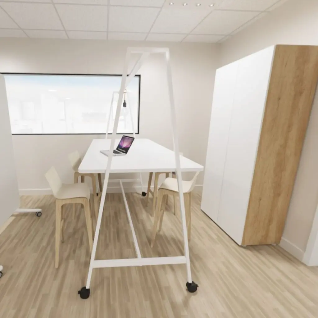 Mobilier buronomic dans le projet Ergodistrib pour Tenderlift