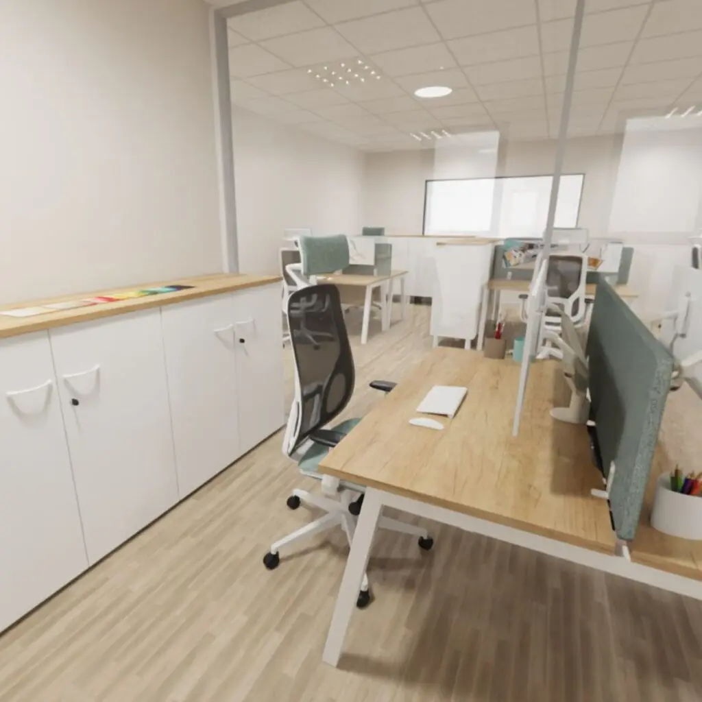 Mobilier buronomic dans le projet Ergodistrib pour Tenderlift