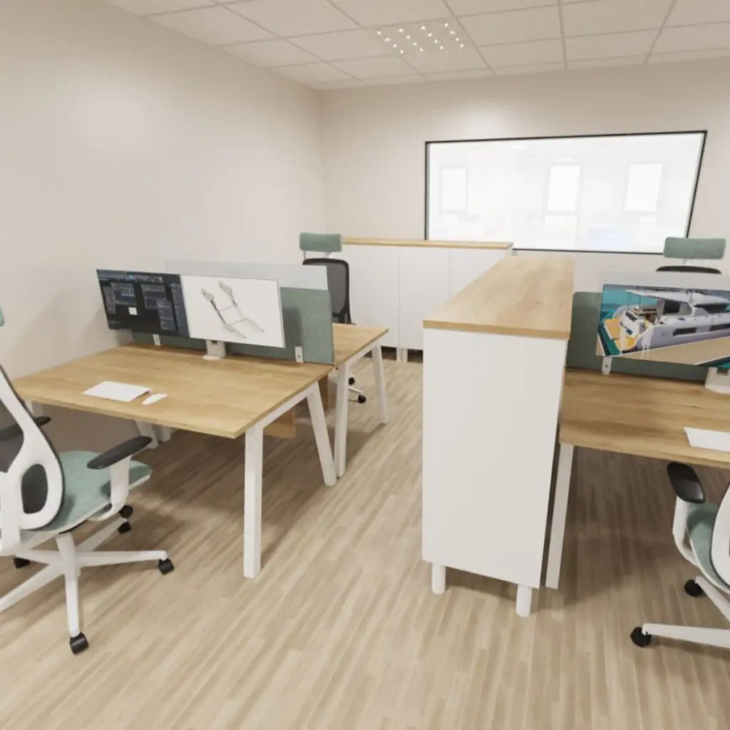Mobilier buronomic dans le projet Ergodistrib pour Tenderlift