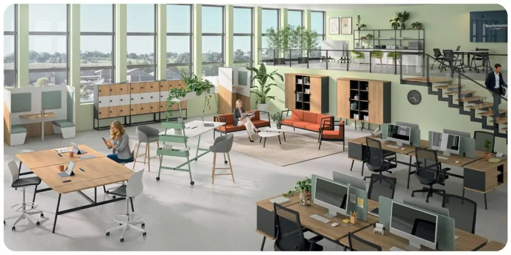 Default image illustrating the topic of the article "Sustainable Planning: Designing Responsible Workspaces" by buronomic
