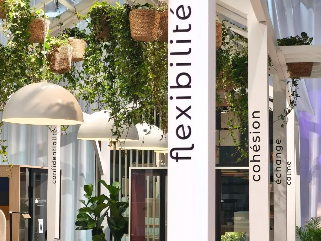 Buronomic booth at the Workspace Paris 2026 trade show – professional office furniture and workspace design